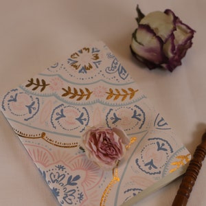 Handmade pocket journal notebook