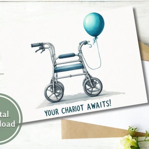 Funny Birthday Card Printable Digital Download Trendy Greeting Gift for Him / for Her