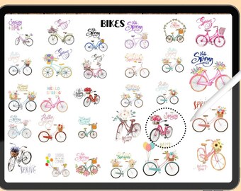 Seasonal Planner Stickers: 100+ Pre-Cropped GoodNotes Stickers (Digital Download)