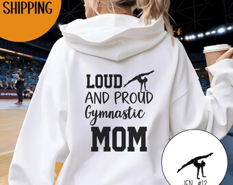 Custom Gymnastics Mom Shirt: Loud Proud Sport Game Day Tee