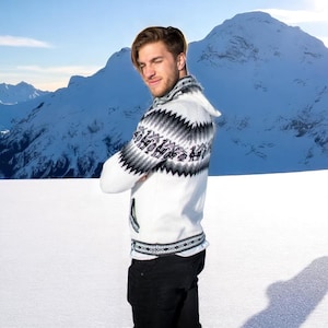 Alpaca sweater mens and womens, Casual zip hoodie, peruvian alpaca hoodie, alpaka pullover Peru, Peru alpaca sweaters, SIZE L(USA-10)(UK-12)