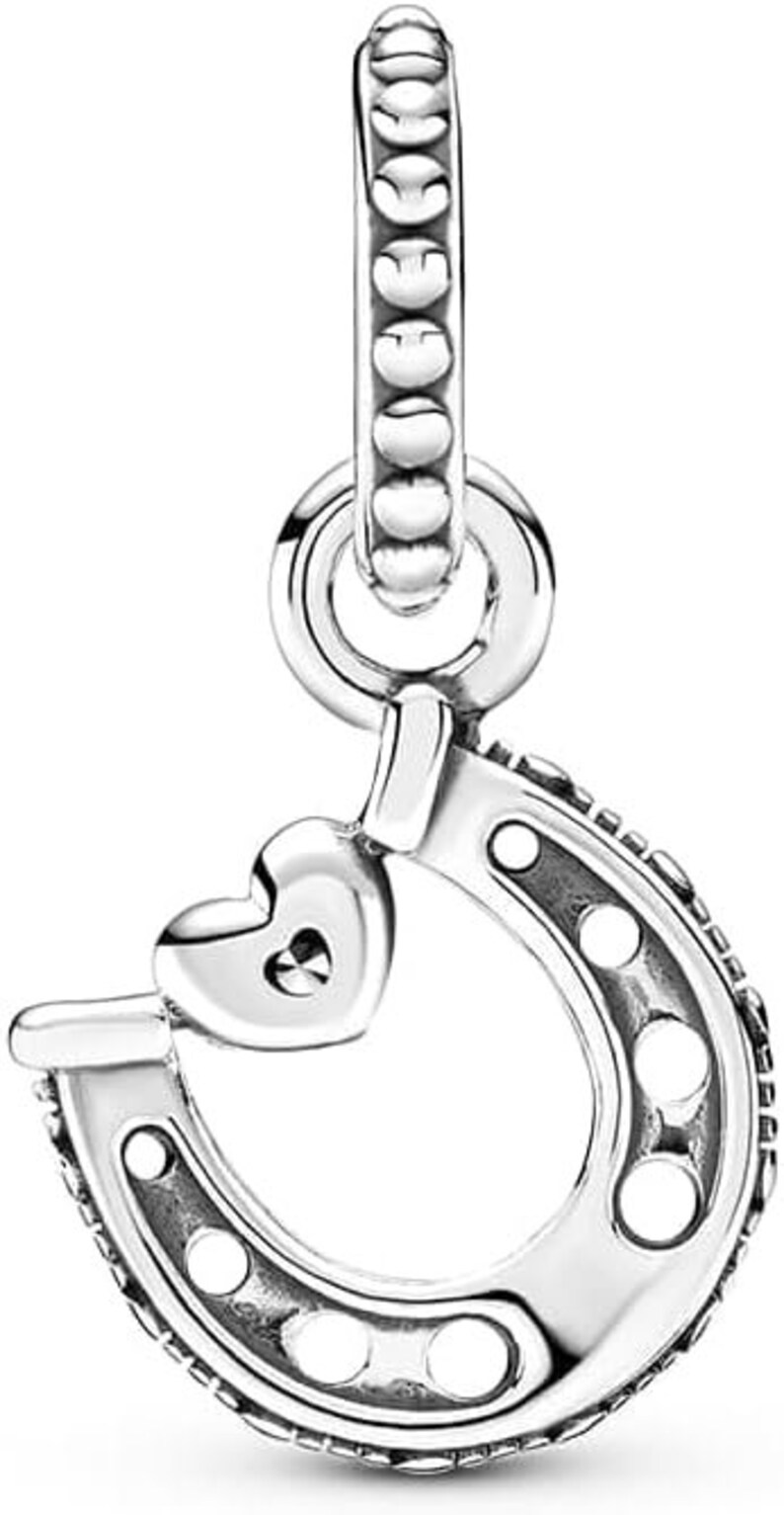 Lucky Horseshoe Charm, Charms für Armband, Mädchen baumeln Charm, Patronus Charm, beste Geschenke für Geburtstag Bild 2