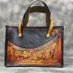 Handmade Leather Bag Womens Bag Leather Handmade First Class Vegetal Leather Womens Bag