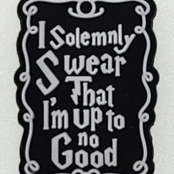 I Solemnly Swear That I'm Up To No Good Silicone Focal Bead