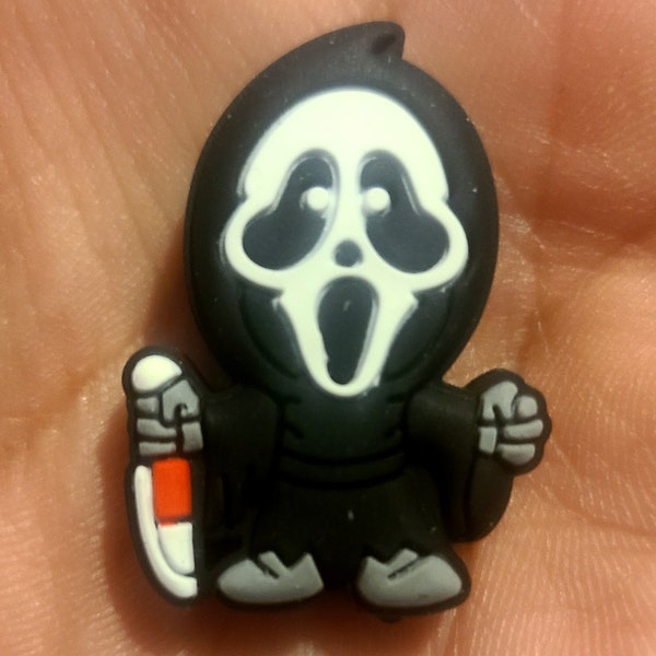 Ghost Face / Ghostface Silicone Focal Bead fullbody