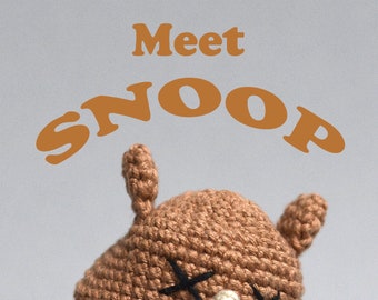 Modèle au crochet SNOOP Owl, modèle au crochet Amigurumi unique, modèle au crochet pour débutant, modèle au crochet pour animaux en peluche, modèle pour peluches.