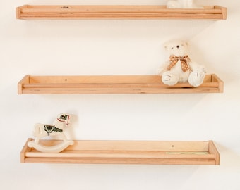 Birch Plywood Decorative Shelf, Kids Room Nursery Decor