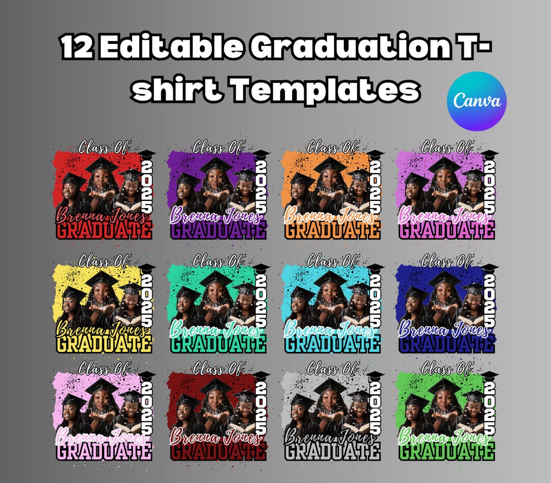 Custom Shirt Design PNG for Shirts Sublimation 2025 Graduation Template