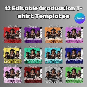 Benutzerdefiniertes Shirt Design PNG für Shirts Sublimation 2025 Abschlussvorlage Personalisiertes 2025-Klassen-Abschluss-Shirt-Vorlage Canva Design