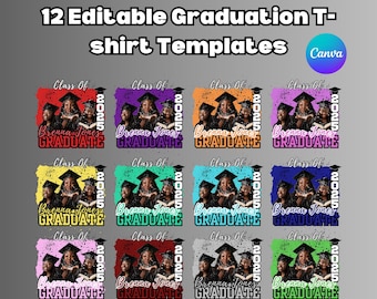 Custom Shirt Design PNG for Shirts Sublimation 2026 Graduation Template Personalized Grad 2026  Class Graduation Shirt Template Canva Design
