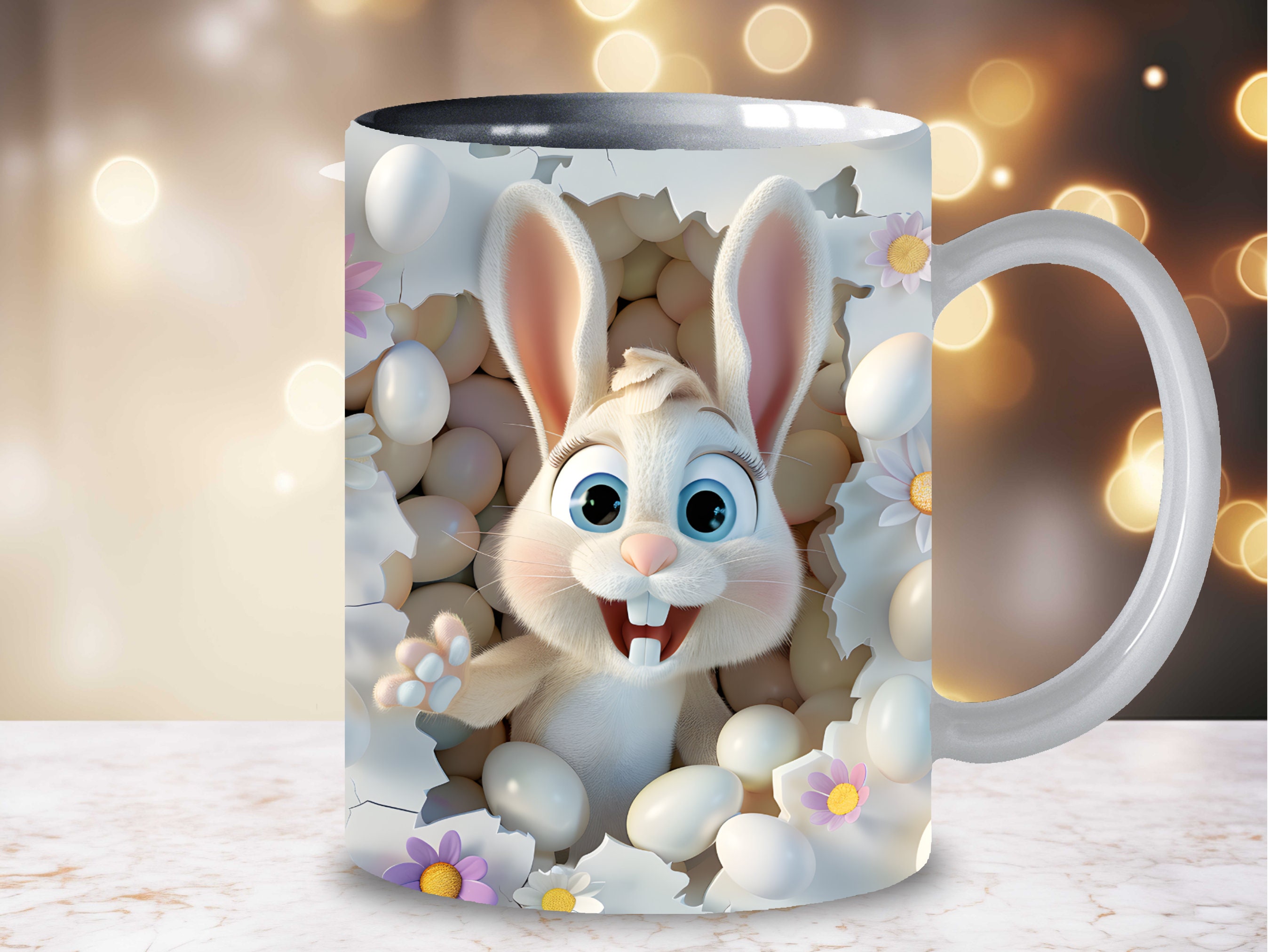 Bordo Decorativo Per Bacheca Di Pasqua 20 Metri – Coniglio, Uovo E Gallina, Adesivo Per Lavagna E Porte