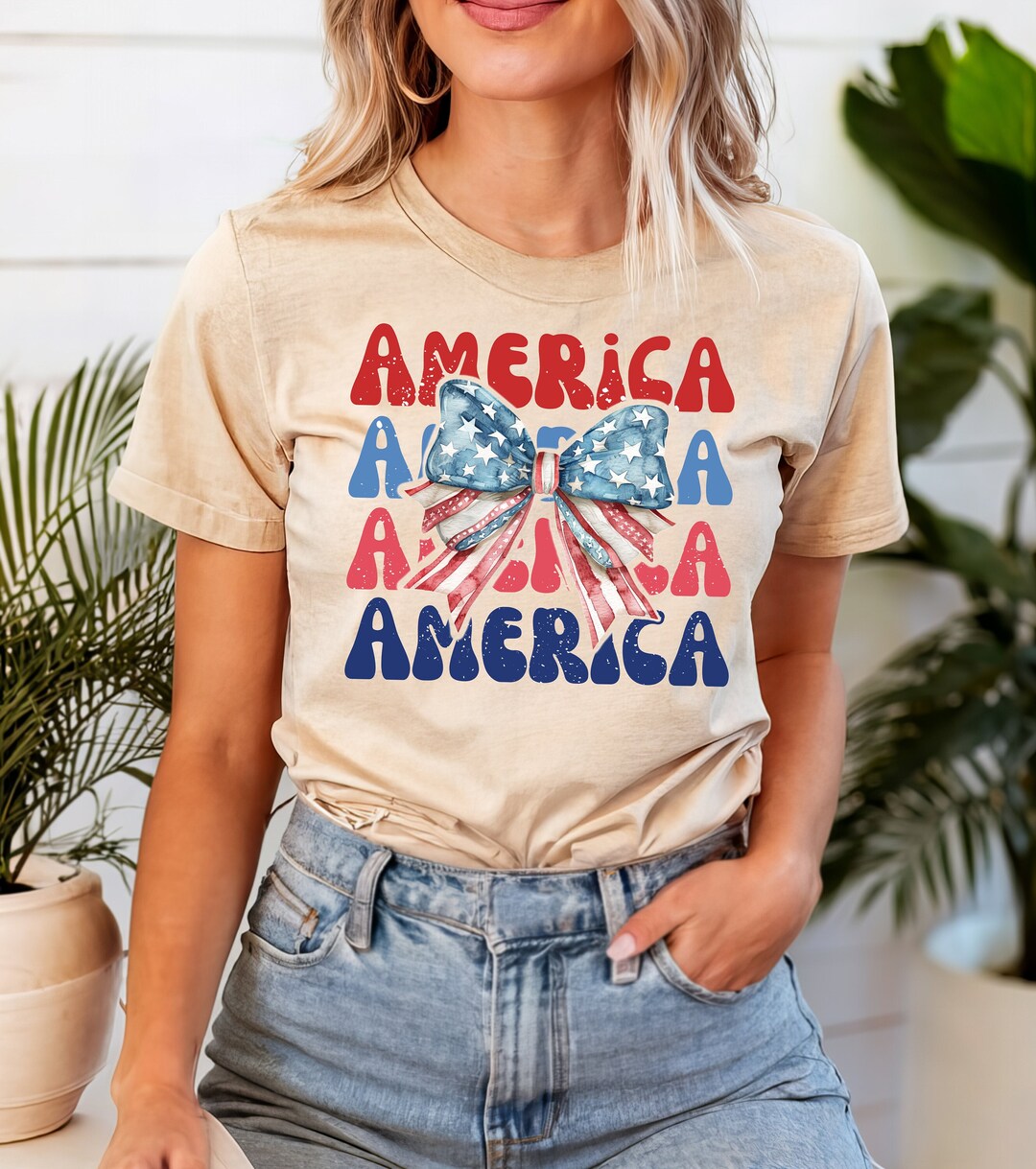 Coquette American Flag PNG Coquette 4th of July PNG 4th of July ...