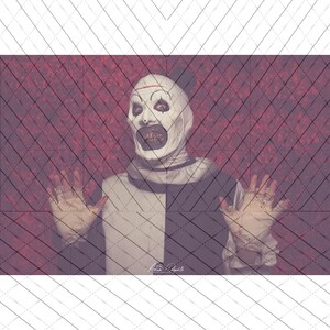 Terrifier HD Foto original wilden Wolf Halloween exklusiv