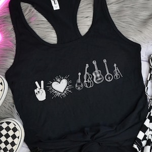 Women's Festival Tank Top, Peace Love BMFS, Billy Strings Shirt, Jamband Music Lot Merch, Summer Concert Shirt, Bluegrass Racerback Tank