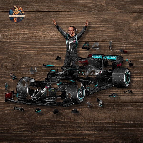 The Ultimate Formula 1 Adventure with the Lewis Hamilton Wooden Puzzle - A Masterpiece of Racing !