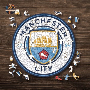 Erling Haaland Wooden Puzzle: Manchester City Gift, Artwork for True Fans Enthusiast Decor image 2