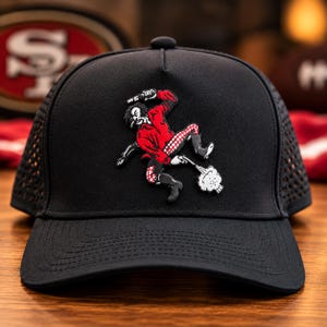 San Francisco 49ers Hat, Retro 1946 Miner Logo, Raised 3D Patch Performance Snapback