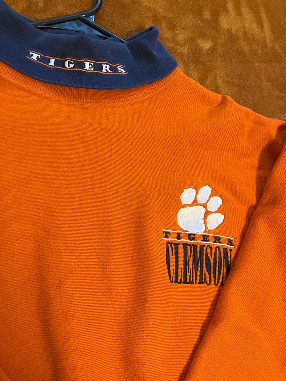 Vintage Clemson Tigers Sweatshirt Size XL/ Made i… - image 2