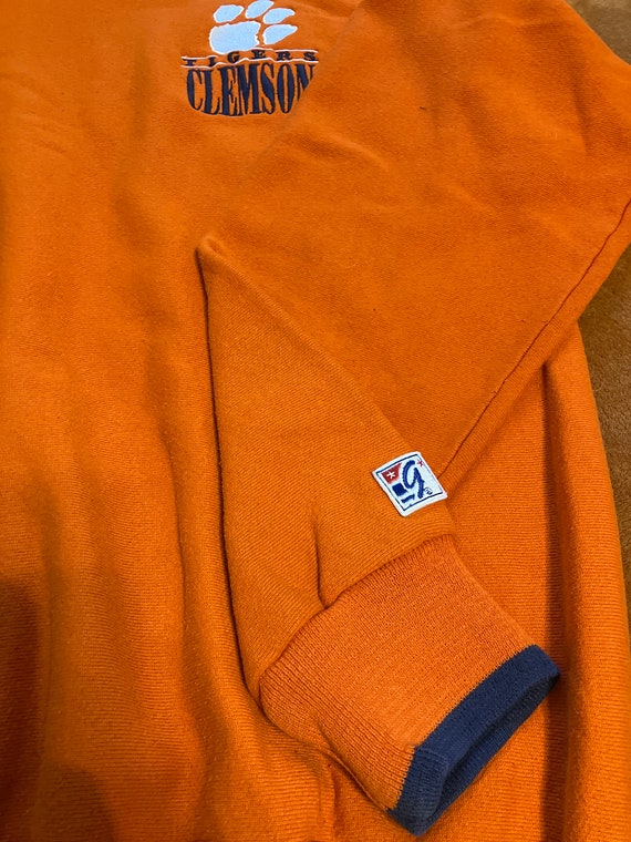 Vintage Clemson Tigers Sweatshirt Size XL/ Made i… - image 3