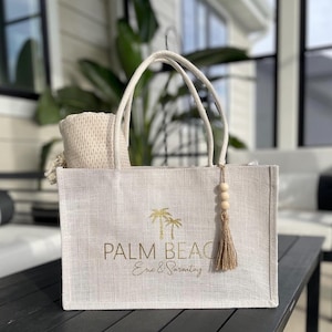 Aruba, Cabo, Jamaica, Greece, Hawaii, Tulum, Spain, Cancun, and Mexico destination wedding guest, bride, bachgroom, bachelorette trip, girl weekend, girls trip, bridesmaid beach bag jute totes, green, olive green, organic