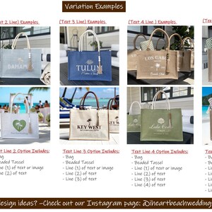 Bolso de bienvenida para invitados, dama de honor, regalo, recuerdo, Punta Cana, México, Hawái, Florida, cumpleaños número 40, vacaciones. imagen 3