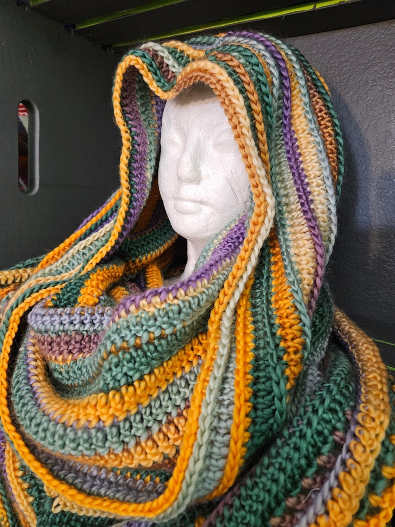 Wild Oleander Hooded Scarf image 2