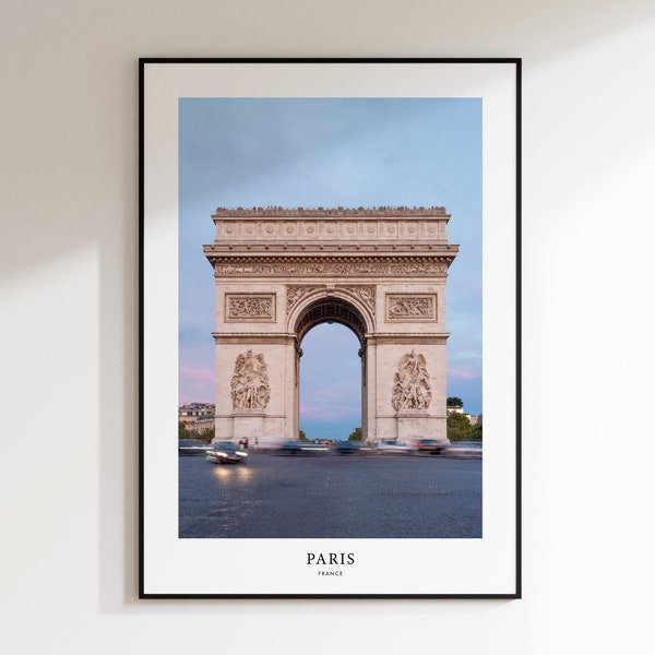 French Fall Monument: Arc de Triomphe Autumn Paris Art | Vintage City Printable | Wall Decor | High Quality Print