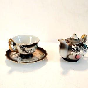 Vintage Miniature Moriage Dragonware