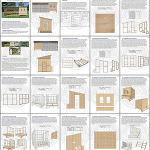 Chicken Coop Plans 8x8 + Run | DIY Walk-in Hen House | Backyard Poultry ...