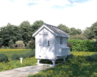 4x4 Minimal Chicken Coop Plans, diy , PDF, chicken coop blueprint, chicken pen plans, chicken cage plans,Step by Step Guide