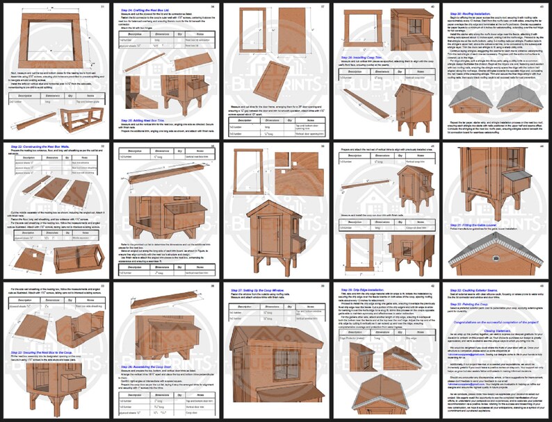 Chicken Coop Plans 4x4 | DIY Compact Hen House | Small Backyard Poultry ...