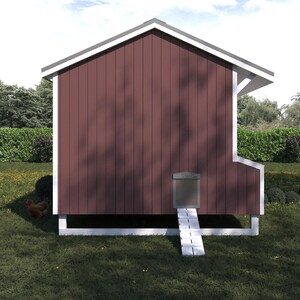 Chicken Coop Plans 8x8 | DIY Walk-in Hen House | Backyard Chicken ...
