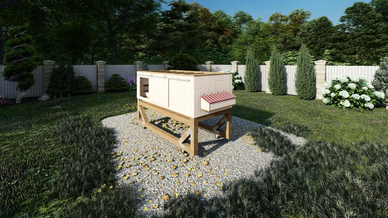Mobile Chicken Coop 4x8 Plans | DIY Portable Hen House | Backyard ...