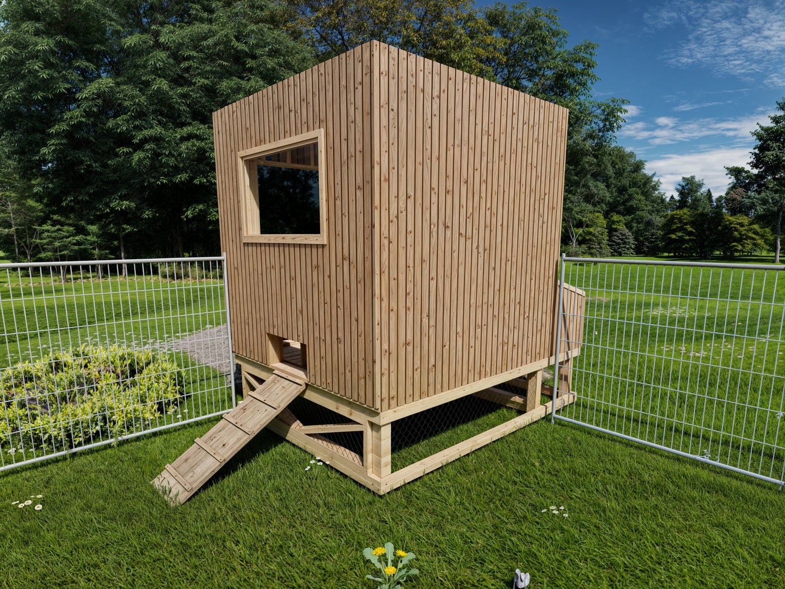 Chick Inn Coop Plans 8x8 | DIY Chicken House | Backyard Hen Shelter PDF ...