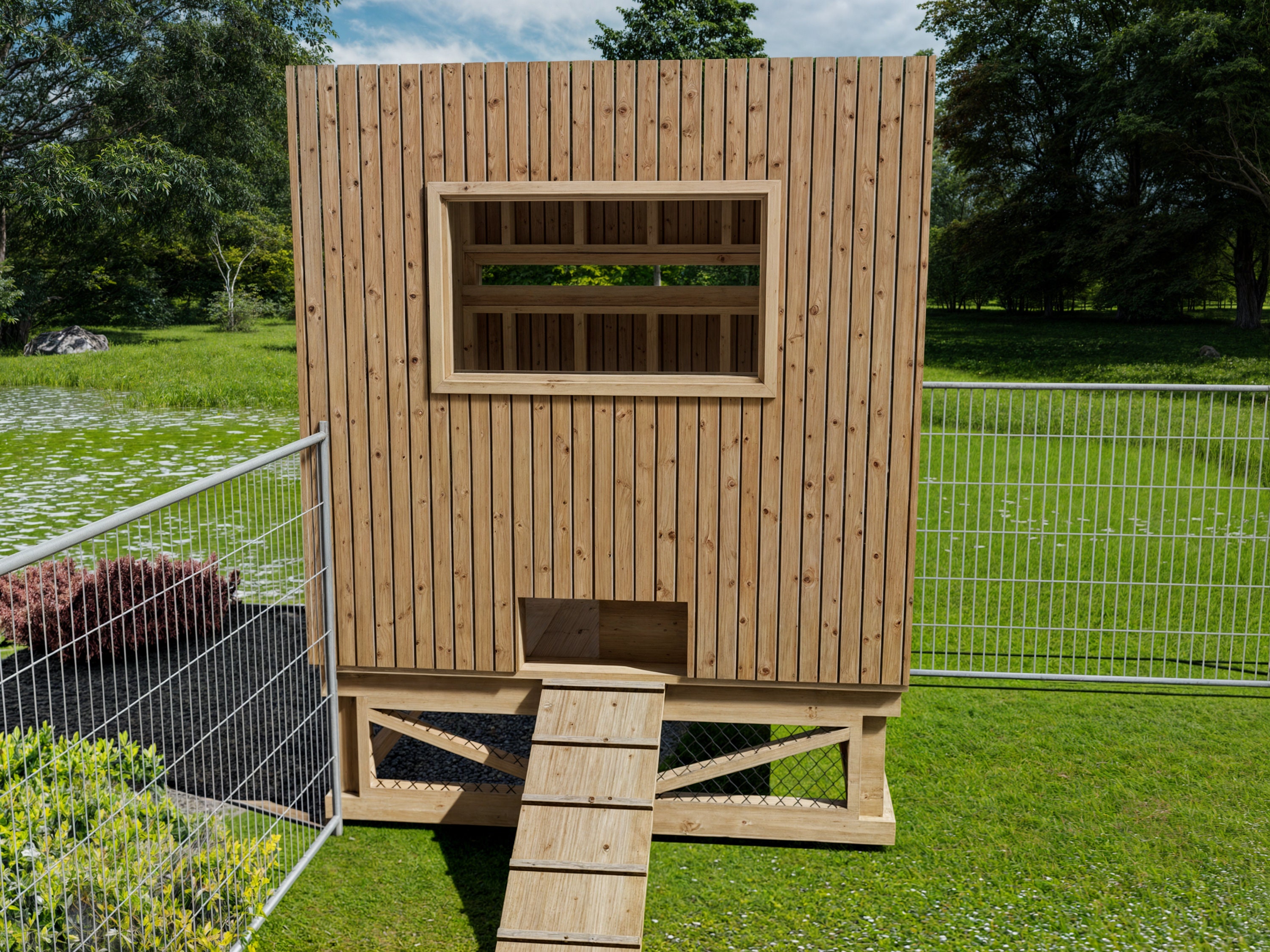 Chick Inn Coop Plans 8x8 | DIY Chicken House | Backyard Hen Shelter PDF ...