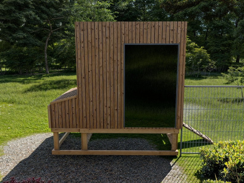 Chick Inn Coop Plans 8x8 | DIY Chicken House | Backyard Hen Shelter PDF ...