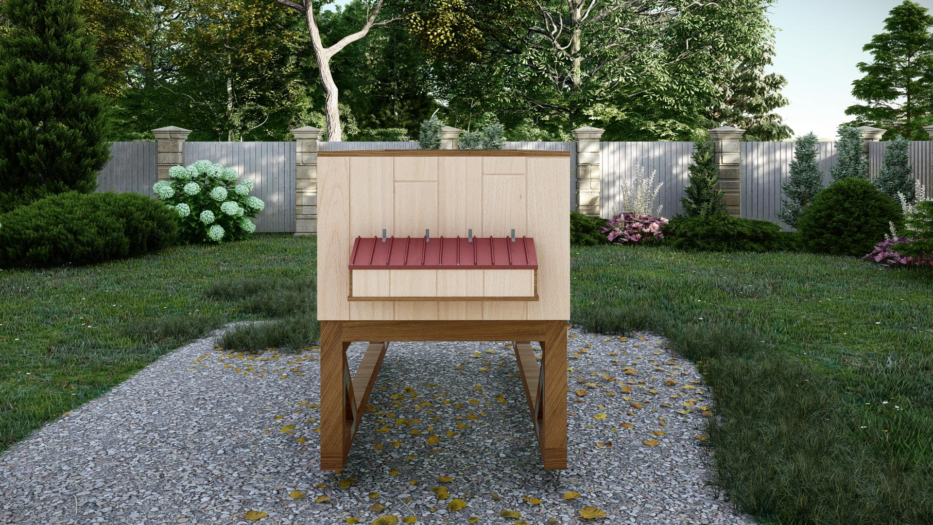Mobile Chicken Coop 4x8 Plans | DIY Portable Hen House | Backyard ...