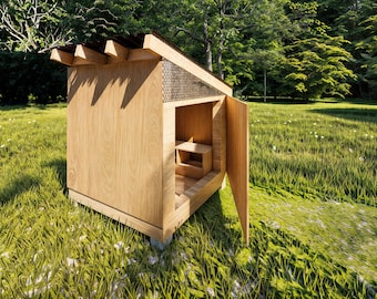 Minimal Chicken Coop Plans 4x4, diy , PDF, chicken coop blueprint, chicken pen plans, chicken cage plans,Step by Step Guide