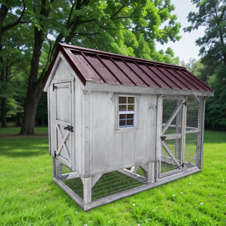Chicken Coop Plans 4x8 | DIY Compact Hen House | Urban Backyard PDF - Etsy