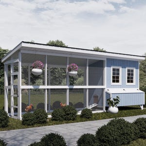 DIY Chicken Coop Plans: 5x6 Walk-In Backyard Enclosure (Digital Download)