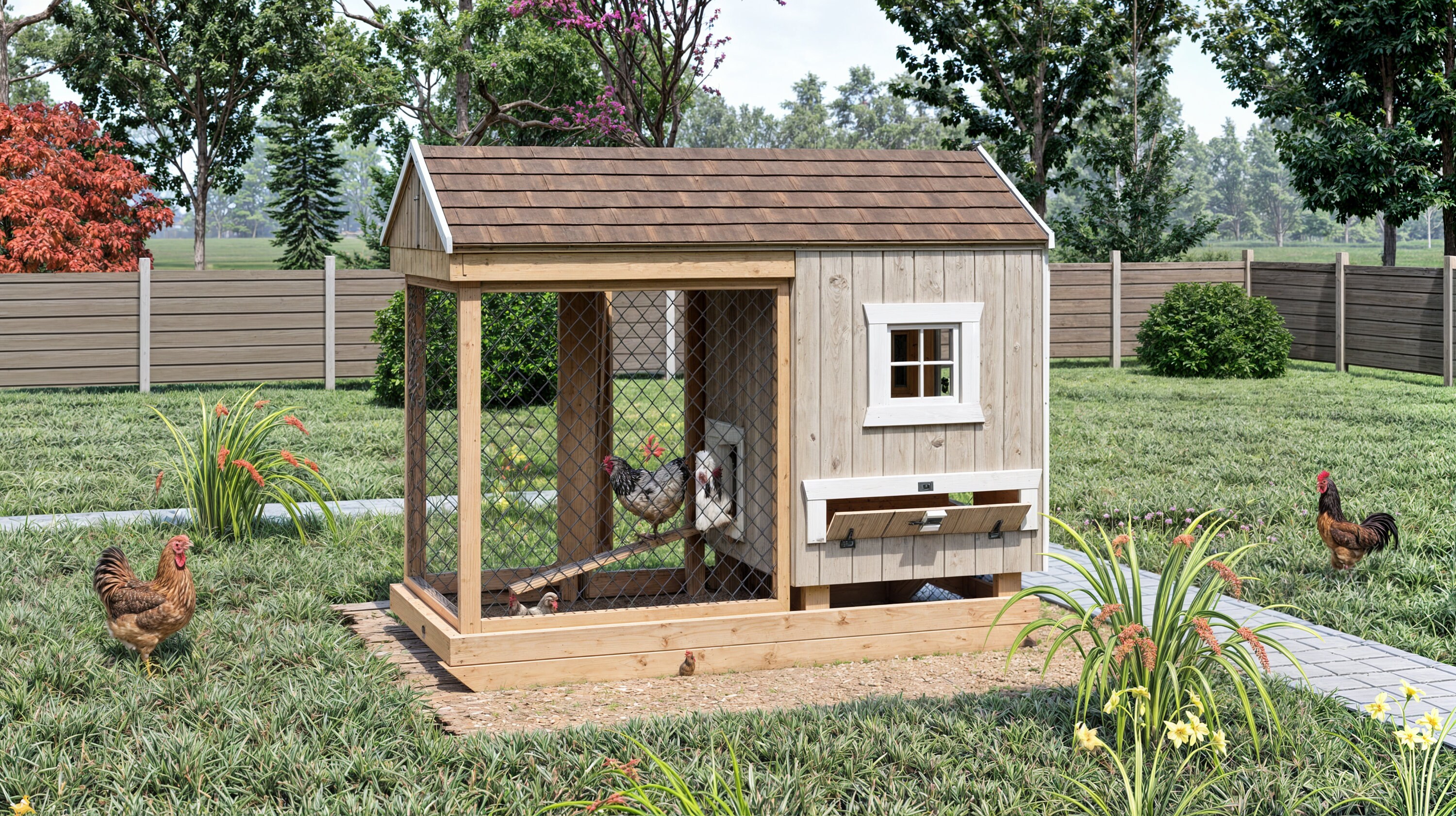 Eggcellence Coop Plans 4x8 | DIY Chicken Coop | Backyard Hen House PDF ...