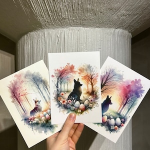 Ester corgi: raccolta di 3 cartoline
