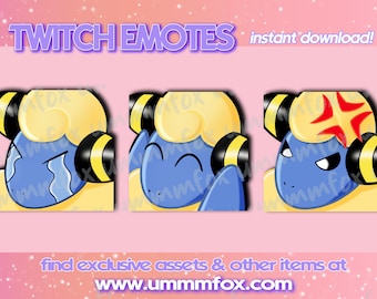 Cute Mareep Emote Set - Twitch, Youtube, Discord