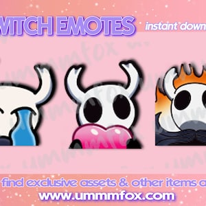 Lindos gestos de Hollow Knight: Twitch, YouTube, Discord