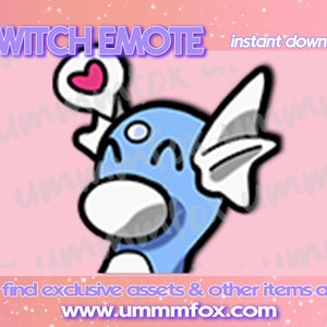 Cute Dratini Emote - Twitch, Youtube, Discord