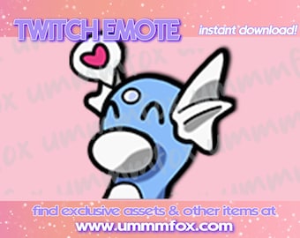Cute Dratini Emote - Twitch, Youtube, Discord