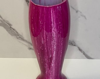 Beautiful Pink Trumpet Vase