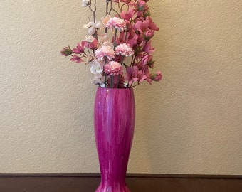 Inverted Trumpet Vase Pink