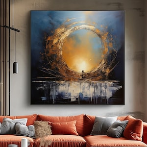 Abstract Textured Painting, 100% Hand Painted, Textured Painting, Acrylic Abstract Oil Painting, Wall Decor Living Room, Office Wall Art