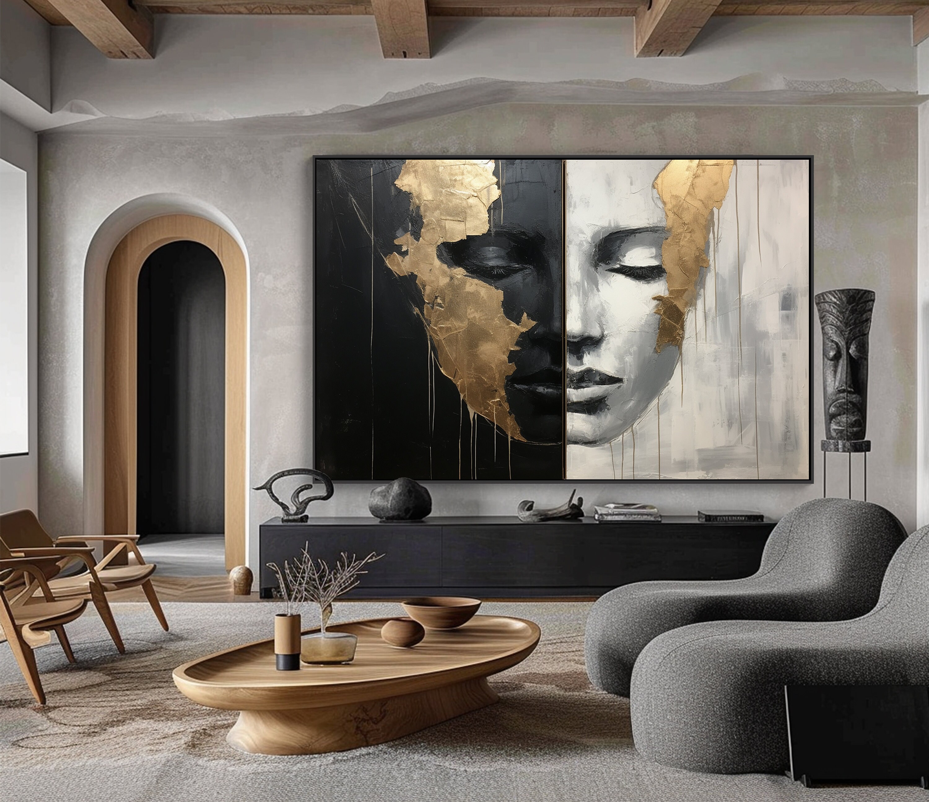 View of How to Paint a Textured Ceiling // Tips and Tricks for a ... - YouTube